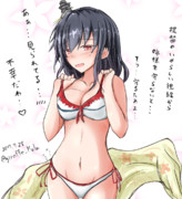 提督の視線から姉を守ろうとする山城
