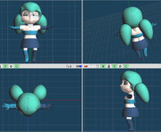 自作MMD初音ミクモデル「おゆミク」