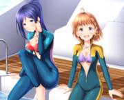 一緒にダイビング！