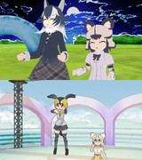 【MMD】通算投稿１００件突破記念・シャッフルフレンズ！！