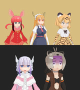 【MMD】ある並行世界に一喜一憂するフレンズ達・その９