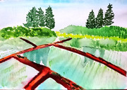 田んぼ ニコニコ静画 イラスト