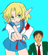 謎の女学生