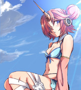 水着フランちゃーん！