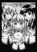 ご注文はうさぎですか？ 切り絵