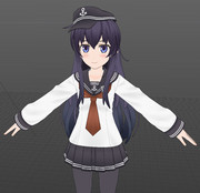 MMD暁ちゃん建造中よ！