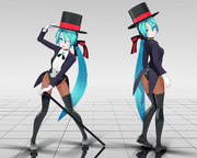 【MMD】底辺508式初音ミク・マジシャン【配布終了】