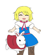 ＩＣＧ姉貴と少しリアルなふわふわうさぎちゃん