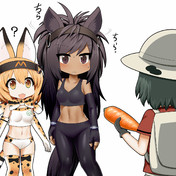 サラブレッドあおかげ けものフレンズ ニコニコ静画 イラスト