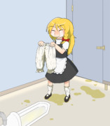 トイレに間に合わなかったSZ姉貴