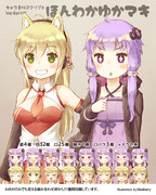 ほんわかゆかマキ【キャラ素材】