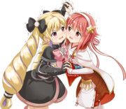 背景透明版の喧嘩する妹達