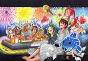 ねぶた ニコニコ静画 イラスト