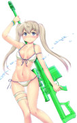鞠亜ちゃんとウォーターガンふうM82A1