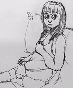 ５分スケッチ 17/8/28