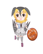 アリツカゲラさん描いたよー