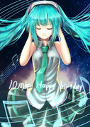 初音ミク 10周年 HappyBirtday