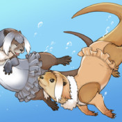 ニホンカワウソ ニコニコ静画 イラスト