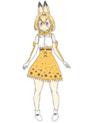 超パーティー｢けものフレンズ｣描いてみた サーバル