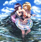 ウェットスーツ ニコニコ静画 イラスト