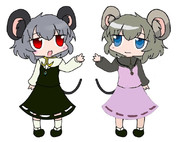 girls are similar (セルフ比較)