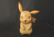 木彫りのピカチュウ