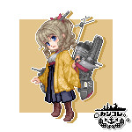 艦これ 旗風 ドット絵