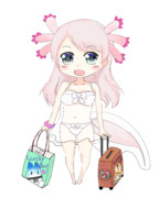 けもフレのメキシコサラマンダーちゃん描いてみた