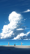 風景 夏 ニコニコ静画 イラスト