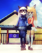 きつねのおやど。