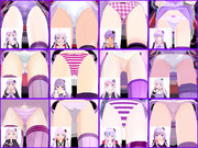 【MMD】スカート中を覗かれた時のゆかりん【オマケ】