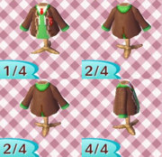 【どうぶつの森】コウ先生の服【ＱＲコード】