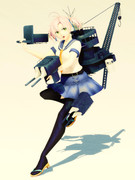 黒鬼さんの衣笠さんでポーズ作成