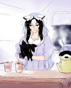 『アライさんおねーさんの料理はちょっとアレだったので、今回はカップ麺で我慢して欲しいのだ』