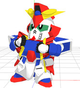 【MMDモデル配布】闘士ダブルゼータ【騎士ガンダム物語】