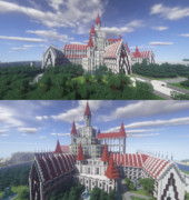 【Minecraft】お城