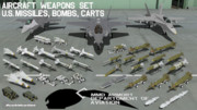 【MMD】航空兵器セット2 アメリカ編【配布】