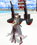 劇中三笠艤装[MMDモデル配布あり]