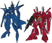 ガンダム Mk-Ⅴとアルケーの色を交換