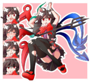 やられぬえ立ち絵 表情追加