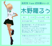 【MMDオリキャラ紹介】木野羅るぅ【＃７５】