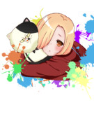 【白坂小梅✕スプラトゥーン】 お友達ためにサムネを描いてみました