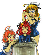 接待を受ける卯月