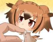 みみちゃんと触れ合う