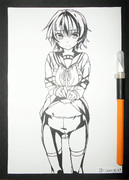 【切り絵】ほらほら～どっからでもかかっておいで～♥