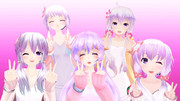 【MMD】ゆかりん笑顔でWピース！
