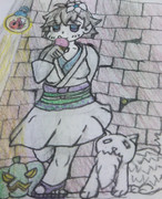 まことを描いた(コスプレ)