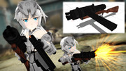 【モデル配布】携帯式ガトリングガン【MMD】