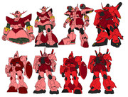 シャア専用機をでっち上げてみる