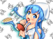 洋風きのこのパスタ ～イカ墨ソース和え～